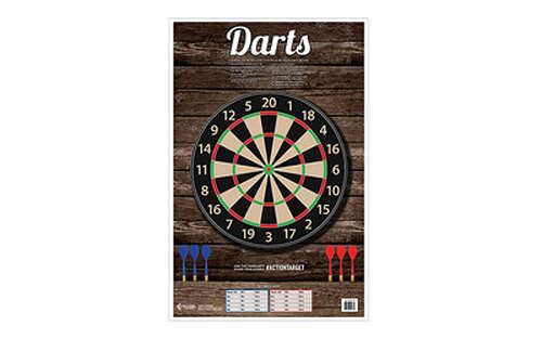 Targets Action Target Darts Target ACTION TGT DARTS 100PK • Model: Darts Target